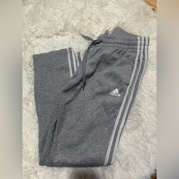 Adidas Charcoal Gray Sweatpants - Picture 1 of 2